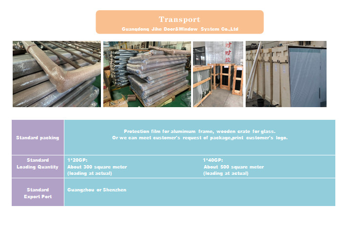 Exterior 4mm 50*50mm Glazed Aluminum Curtain Walls