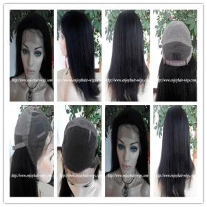 Quality Human hair full lace wig 10&quot;-26&quot;L 1b#color italian yaki indian remy hair,120%-180% density wholesale