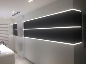 Quality Polished 2m Aluminum LED Profiles For Furniture Glass Cabinet wholesale