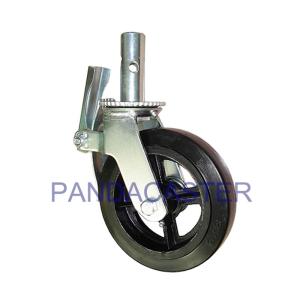 Quality Black Heavy Duty Scaffold Wheels 200mm Castor Wheels 8 Inch wholesale
