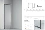 304 Stainless Steel,Matte Black ,Side panel screen door , 8mm/10mm/12mm