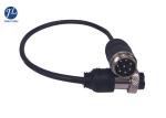 GX16 8Pin Connector Aviation Cable For Vehicle Rear View System