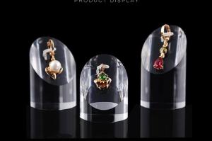 Quality Elegant Acrylic Display Stands Anti Corrosive Plexiglass Cosmetic Ring Stand wholesale