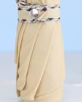 Automatic 3 Folding Umbrella With J Handle UV Coating