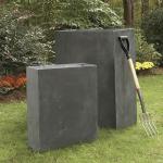 UV Resistant 75cmx33cmx96.5cm Fiber Clay Pots Non Toxic