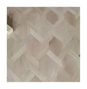 Quality Shaped Oak Parquet Flooring, Hexagon &amp; Trapizium Parquet, Unfinished wholesale
