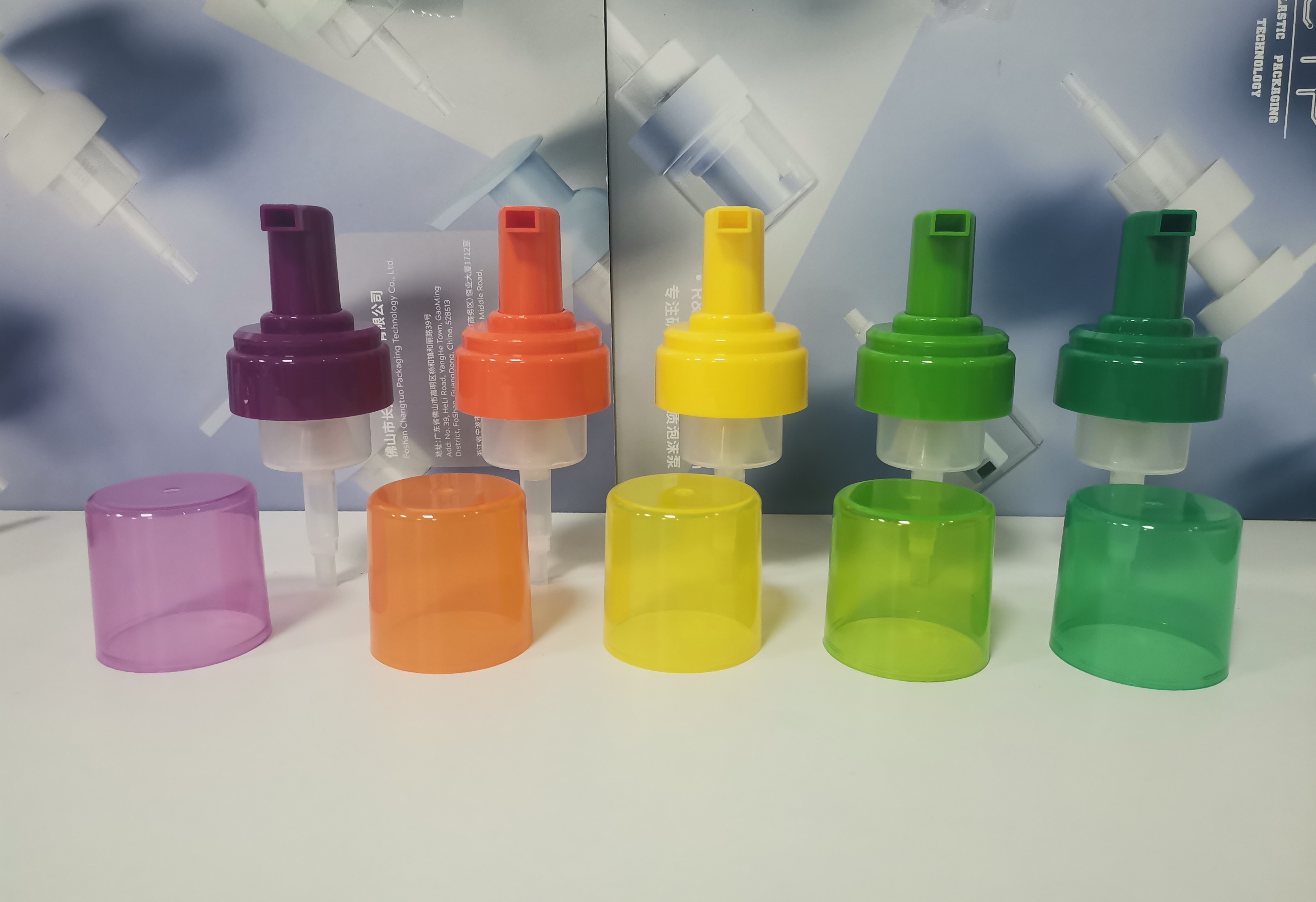 Customized Dispensing Trial Plastic Foam Pump For Shampoo With PE / Silicone Gasket