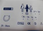 Medical Non Invasive Blood Pressure Cuff One / Double Tube 27 - 35cm Size