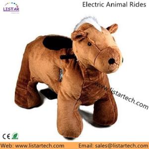 Quality Giddy Up Horse Rides Coin Operated Amusement Plush Animal Rides wholesale