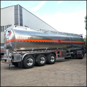 Quality 3 Axles 45000 Liters Fuel Transport Tanker Oil Tank Petrol Truck Trailer wholesale