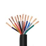 GB/T9330-2008 0.75mm2 Round Wire Multi core Braided Shield Copper Wire Control