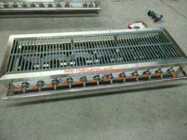 stainless steel kitchen oven worked by nature gas 1580mmx600mmx800mm stainless