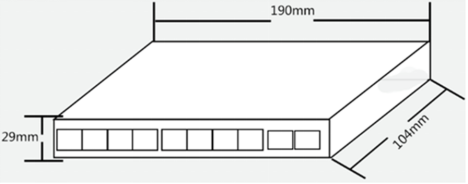20Gbps Outdoor Fiber Optic Switch , Gigabit Fiber Switch With CE Certificate