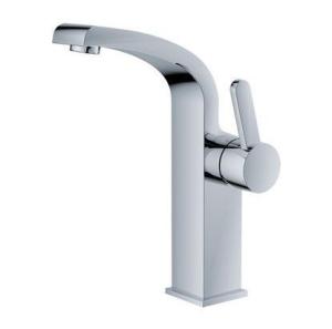 Quality Contemporary Single Handle Basin Mixer Faucet , Deck Mounted Bathroom Sink Mixer wholesale
