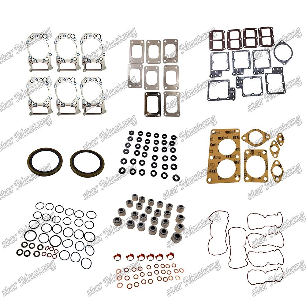 6D170-3 Upper Gasket Kit 6241-K1-9900 Suitable For Komatsu