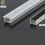 Linear Slot 6063 Aluminium Led Strip Profile Andoized Finish Customized