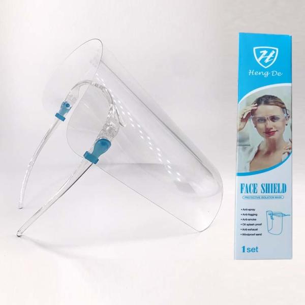 Transparent Protective Kids Child Children Safety Visor Face Facial Weat Glasses