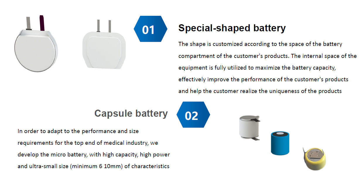 CP502440 3.0V Primary Lithium Ultrathin Soft Battery 1200mah Lithium Pouch Cell