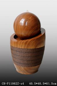 Quality Ball Wood Rattan Effect Water Fountain wholesale