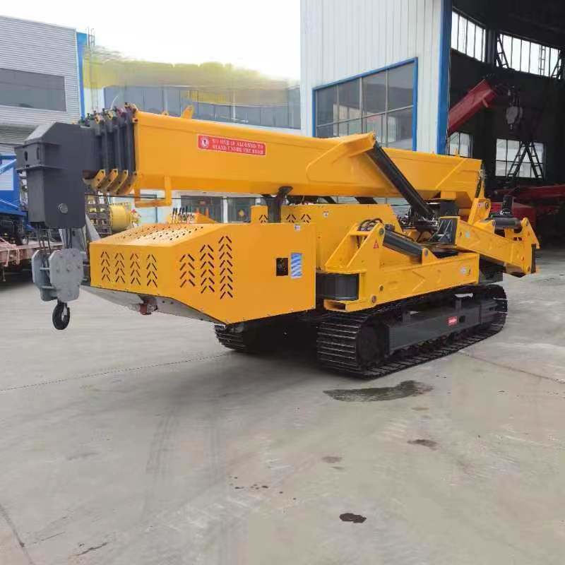 8t Mini Crawler Spider Crane Telescopic Boom Building Materials Shops Mobile Mini Spider Crane for Lifting