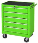 616x330x660mm 24" 5 Drawer Rolling Tool Cabinet Garage Metal Trolley
