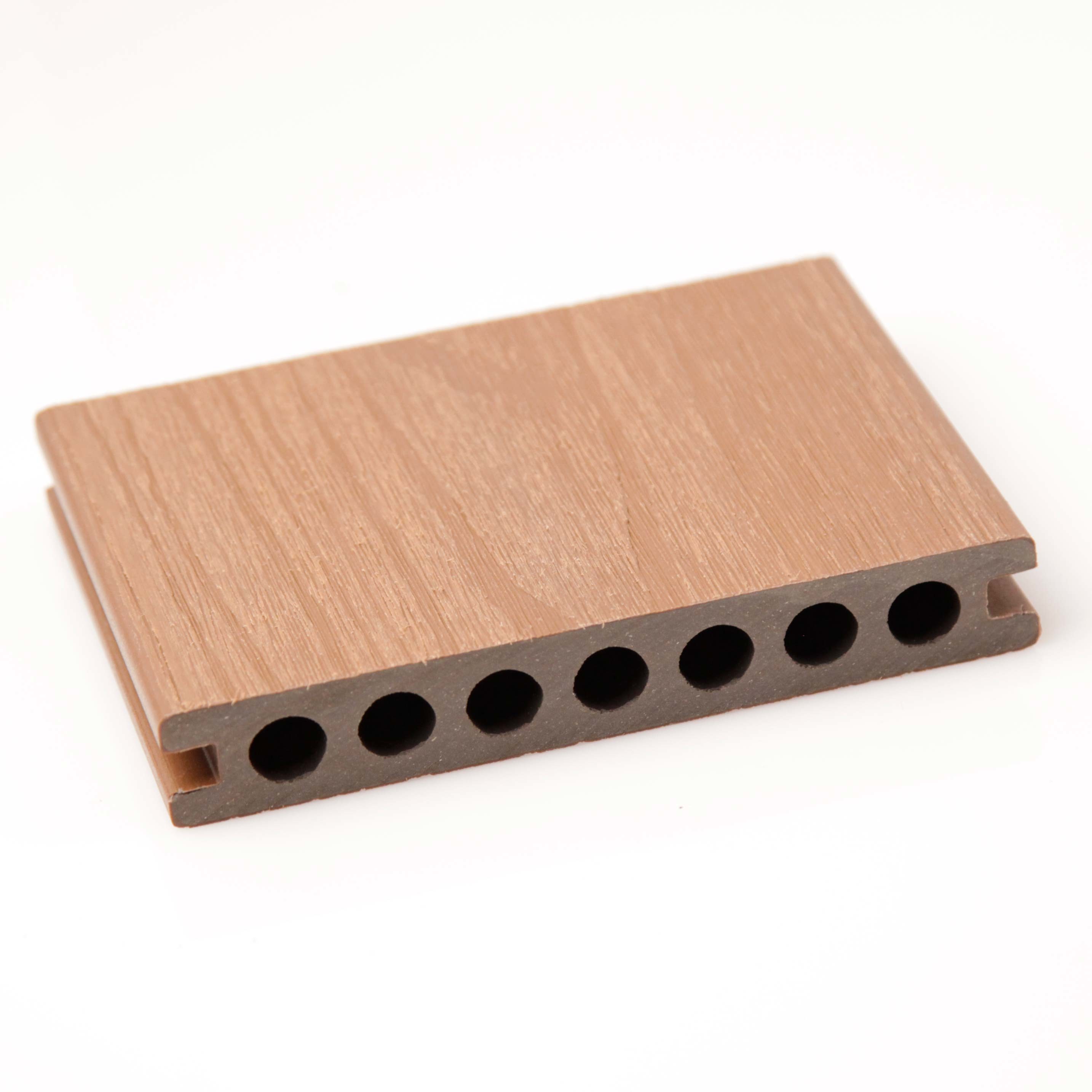 22mm Thick Plastic Composite Durable Yacht Wpc Synthetic Teak Deck L140mm