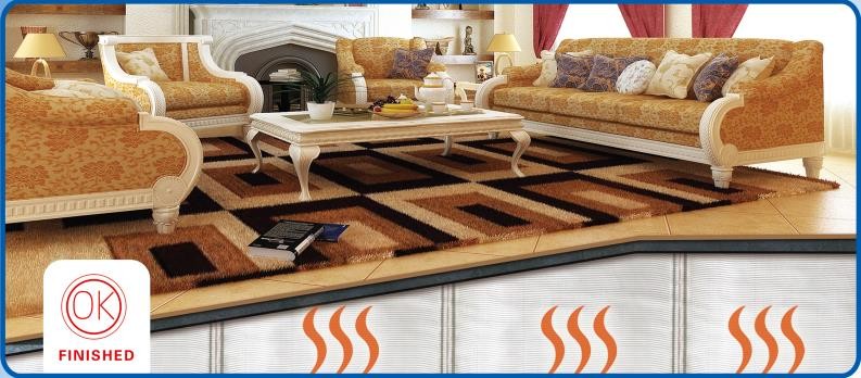 Red Ray Infrared Carbon Fiber Heating Film For Electric Underfloor Heating Kit