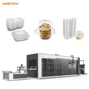Quality Mutiservo PLC Food Packing Container Making Machine Picnics Boxes 0.15mm Thickness wholesale