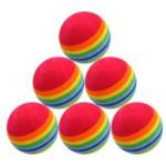 rainbow golf ball