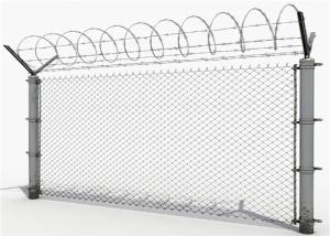 China Galvanised and PVC Coated Chain Link Fence Prices For Wholesale， rust-resistant，safety fence for house on sale
