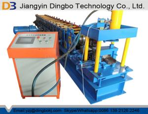 Quality Galvanized Coil Steel Shelving Box Beam Rack Roll Forming Machine With Wall Plate Chain Drive wholesale