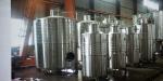 1000L Pillow Plate Jacket Tank , Wine Jacketed Storage Tank