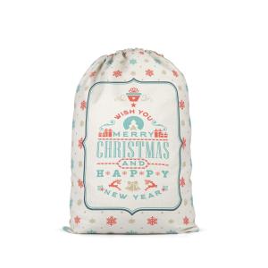Quality Christmas Printed Santa Canvas Drawstring Gift Bags With Polyester String wholesale