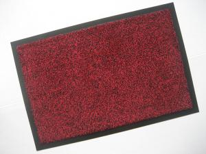 Quality Commercial red Cotton Door Mat with PVC backing outstanding colorfast wholesale