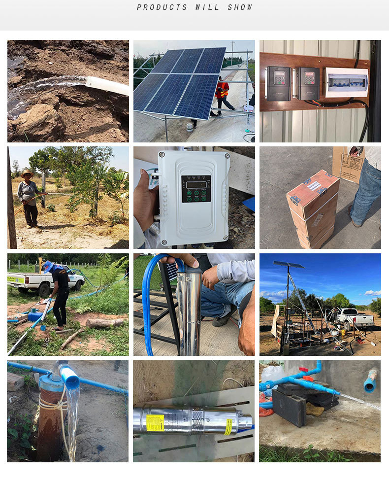 Solar Pump Inverter Solar Irrigation System Water Pump Generator Biggest 1.5Kw Solar Pump Inverter For 1Hp Water Parts