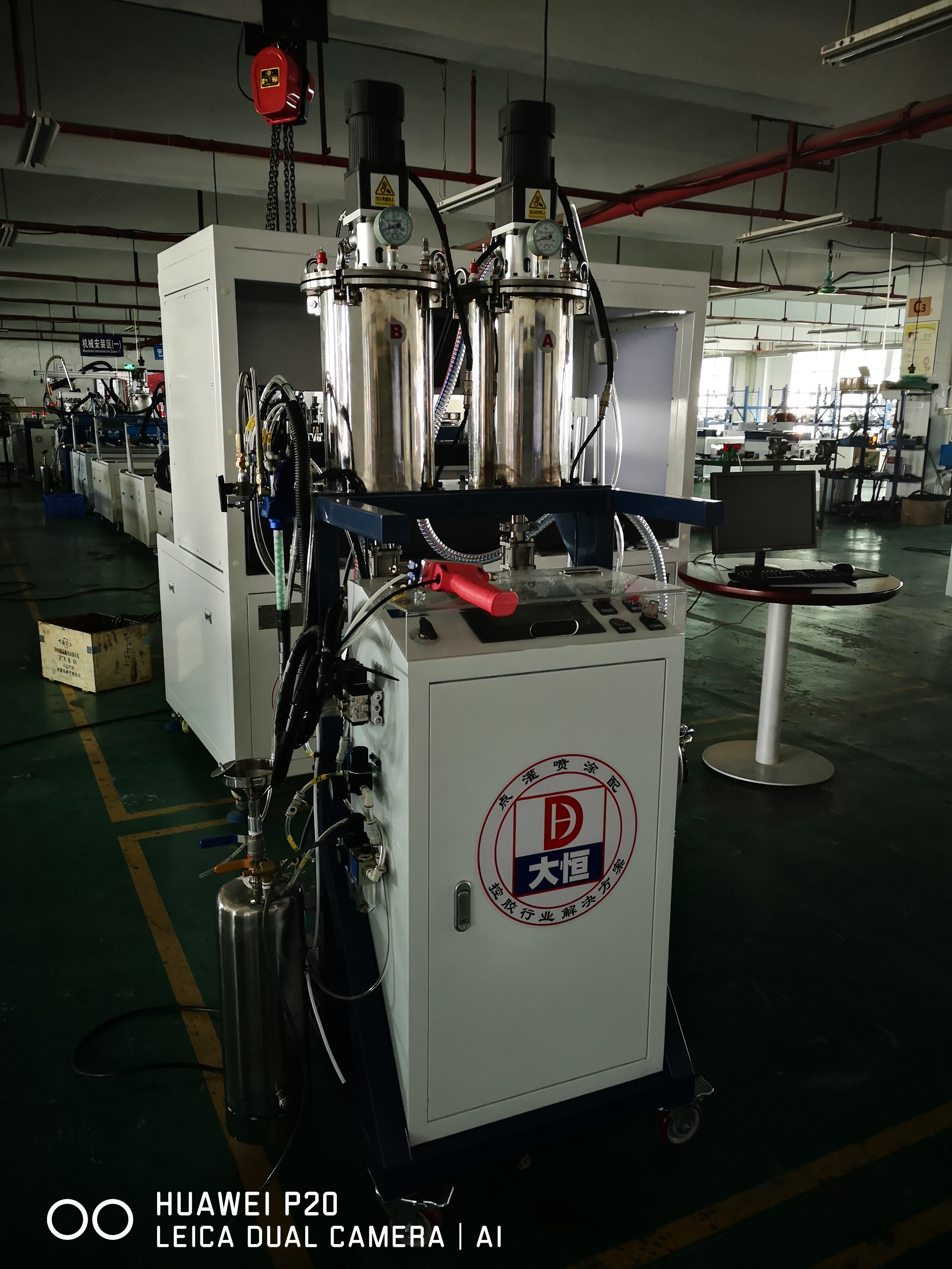Potting Function Two-Component Machines for Potting Efficiency at Manufacturing Plant