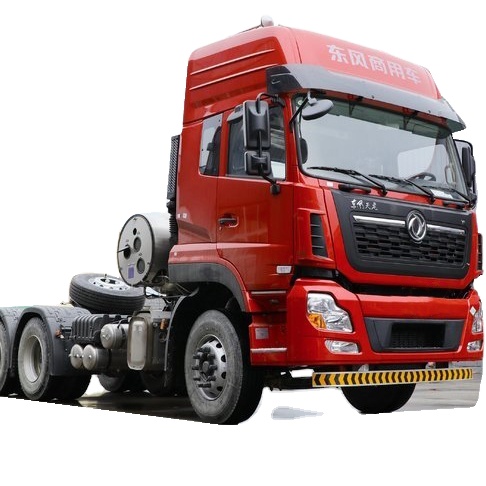 Dongfeng 6x4 460hp LNG CNG Tractor Truck With Diesel Fuel Left Steering Trailer Head