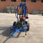 Hot Sale Mobile Diesel Small Water Well Soil Drill 150m Depth