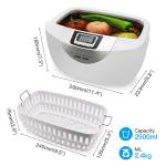 100W SUS304 2500ML Benchtop Ultrasonic Cleaning Machine