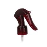 Wine Red Plastic Mini Trigger Sprayer 28/410 For Gardening House Cleaning