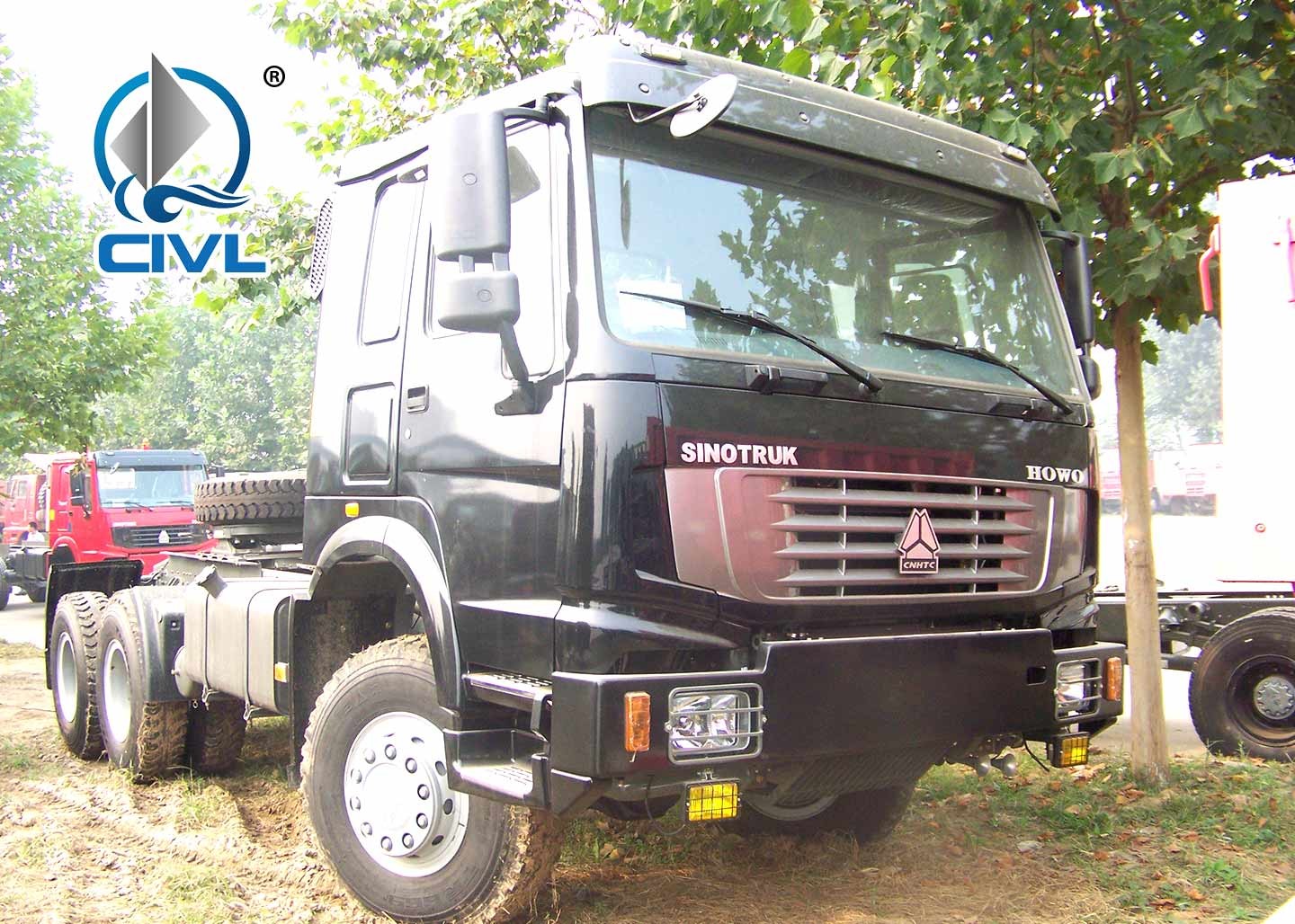 6x6 Tractor Prime Mover Truck , Tractor Head Truck Color Customization