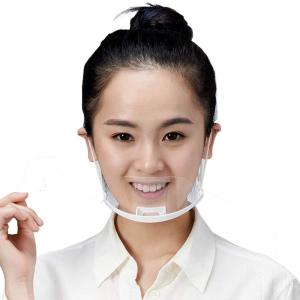 Quality Food Service Sanitary Transparent Plastic Mouth Cover wholesale