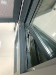 Residential Aluminum Swing Window Easy Cleaning Inward Opening Window