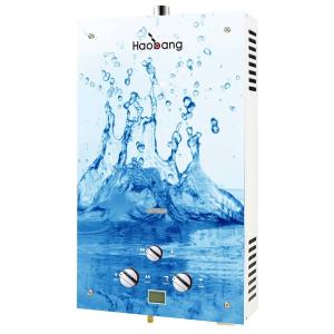 Quality 20KW Gas Boiler LPG NG Type Water Heater Colorful Glass Panel wholesale