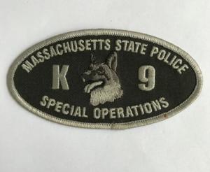 Quality Embroidery art good price K9 embroidery patch with logo design wholesale