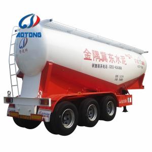 Quality FUWA BPW Optional 3 Axle Cement Carrier Trailer Tanker Truck for Bulk Silo Tank Transport wholesale