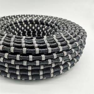 Quality Rock Cutting Marble Diamond Wire Saw Rubber Sintered Beads wholesale