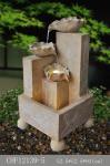 Water Pump Three Lotus Landscape Water Fountains