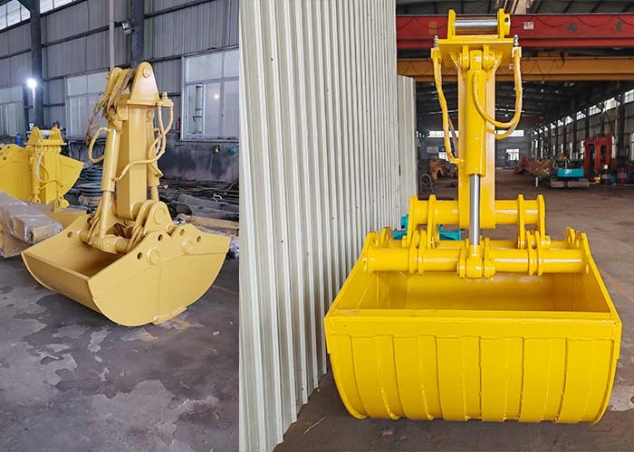 1.5m3 Bucket Capacity Telescopic Dipper Arm 3 Section Excavator Long Arm