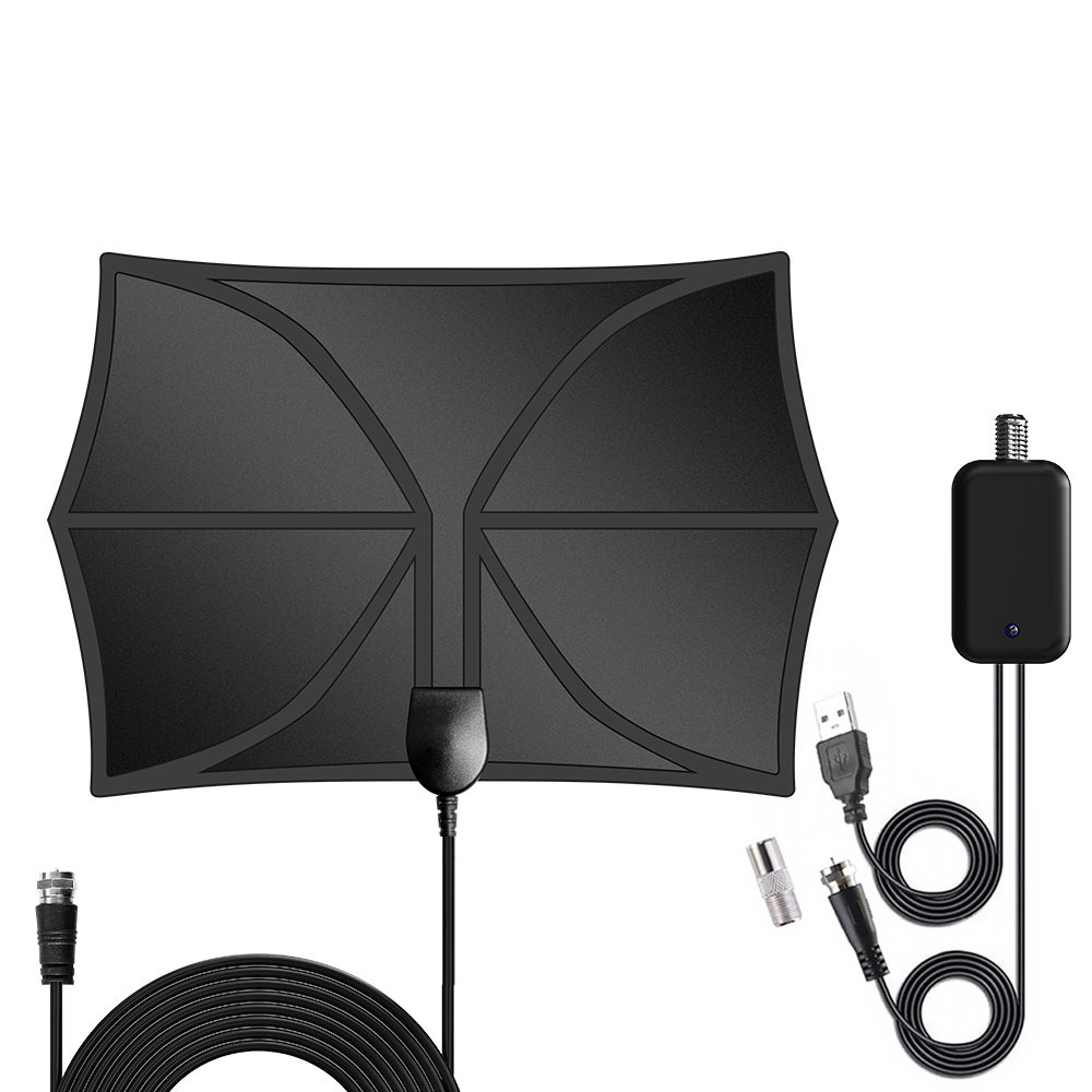 50 Miles Long Range HDTV Antenna with Customized Cable Length and ABS Material